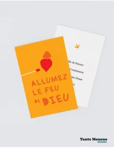 4 Cartes CONFIANCE "Allumez le Feu" (Personnalisable) - à...
