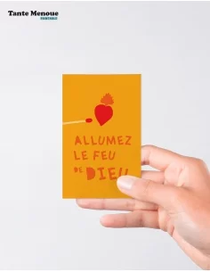 4 Cartes CONFIANCE "Allumez le Feu" (Personnalisable) - à... 2