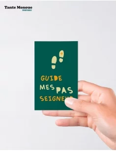 4 Cartes CONFIANCE "Guide mes pas" (Personnalisable) - à... 2