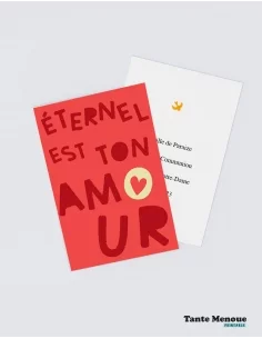 4 Cartes CONFIANCE "Éternel est Ton amour"...