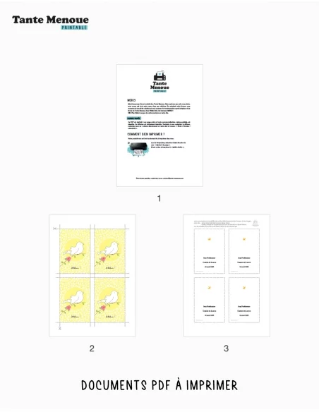 4 Cartes "Alléluia" (Personnalisable) - à imprimer