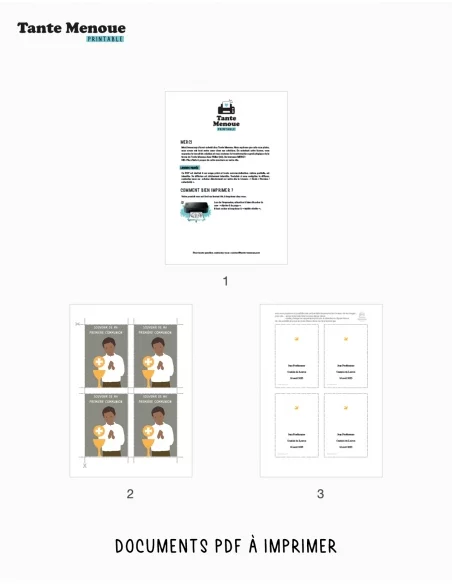 4 Cartes de Communion COLOR Taupe "Ma première communion" Garçon peau foncée (Personnalisable) - à imprimer