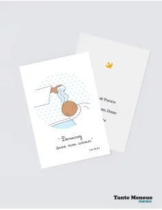 4 Cartes de Baptême "Le Baptême" (Personnalisable) - peau...