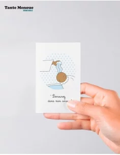 4 Cartes de Baptême "Le Baptême" (Personnalisable) - peau... 2