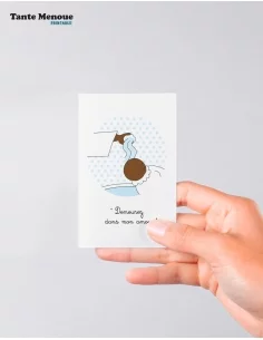 4 Cartes de Baptême "Le Baptême" (Personnalisable) - peau... 2