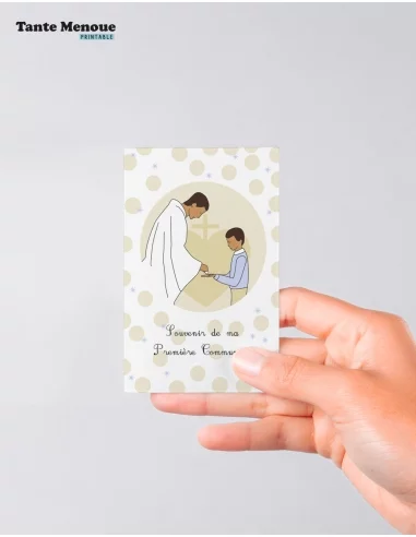 4 Cartes de "Communion Garçon" peau... 4 Cartes de "Communion Garçon" peau...
